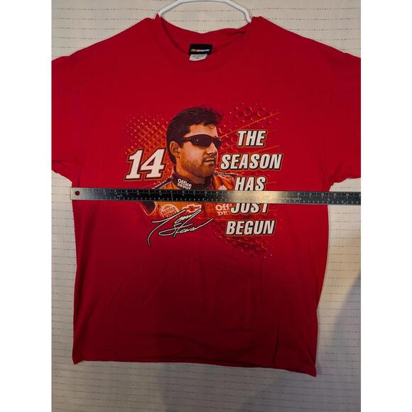 NASCAR Tony Stewart 14 Season Has Just Begun Tour Graphic T-Shirt Mens XL - Picture 5 of 8
